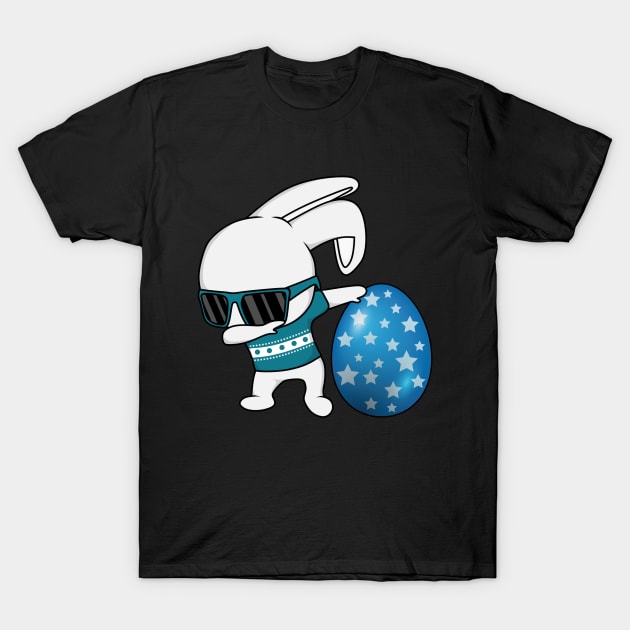 dabbing easter bunny T-Shirt by Mced